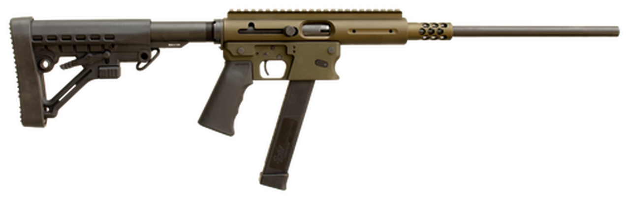 TNW Aero Survival 10mm, 16.25" Collapsible Black Stock Olive Drab Green