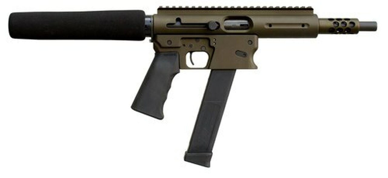 TNW Aero Survival 9mm, 8" Barrel, Olive Drab Green
