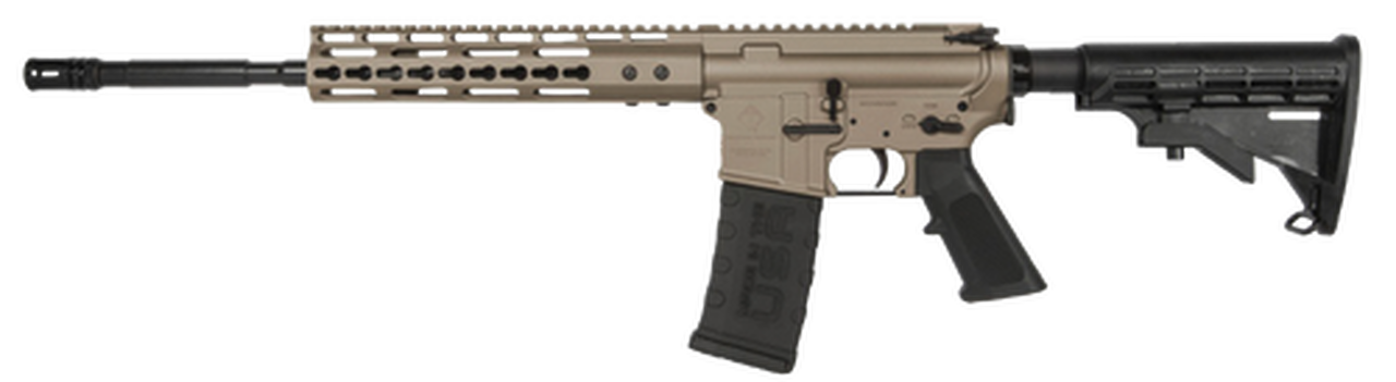 American Tactical ATI Milsport 5.56mm, 16" Barrel, 10" Keymod, Adj Stock, RIA Cerakote Flat Dark Earth, 30rd
