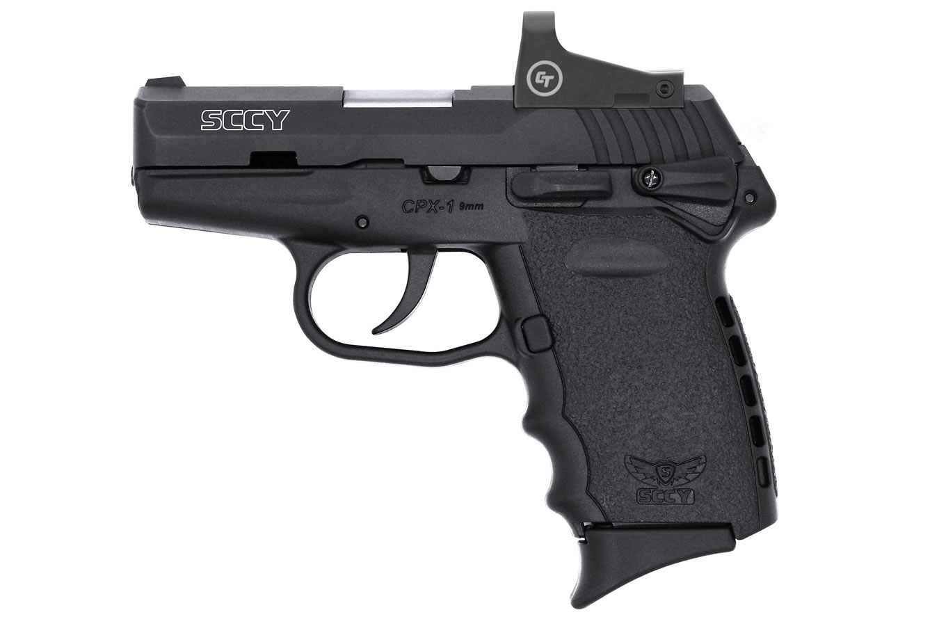 CPX-1 9mm Pistol with Black Frame and Crimson Trace Red Dot