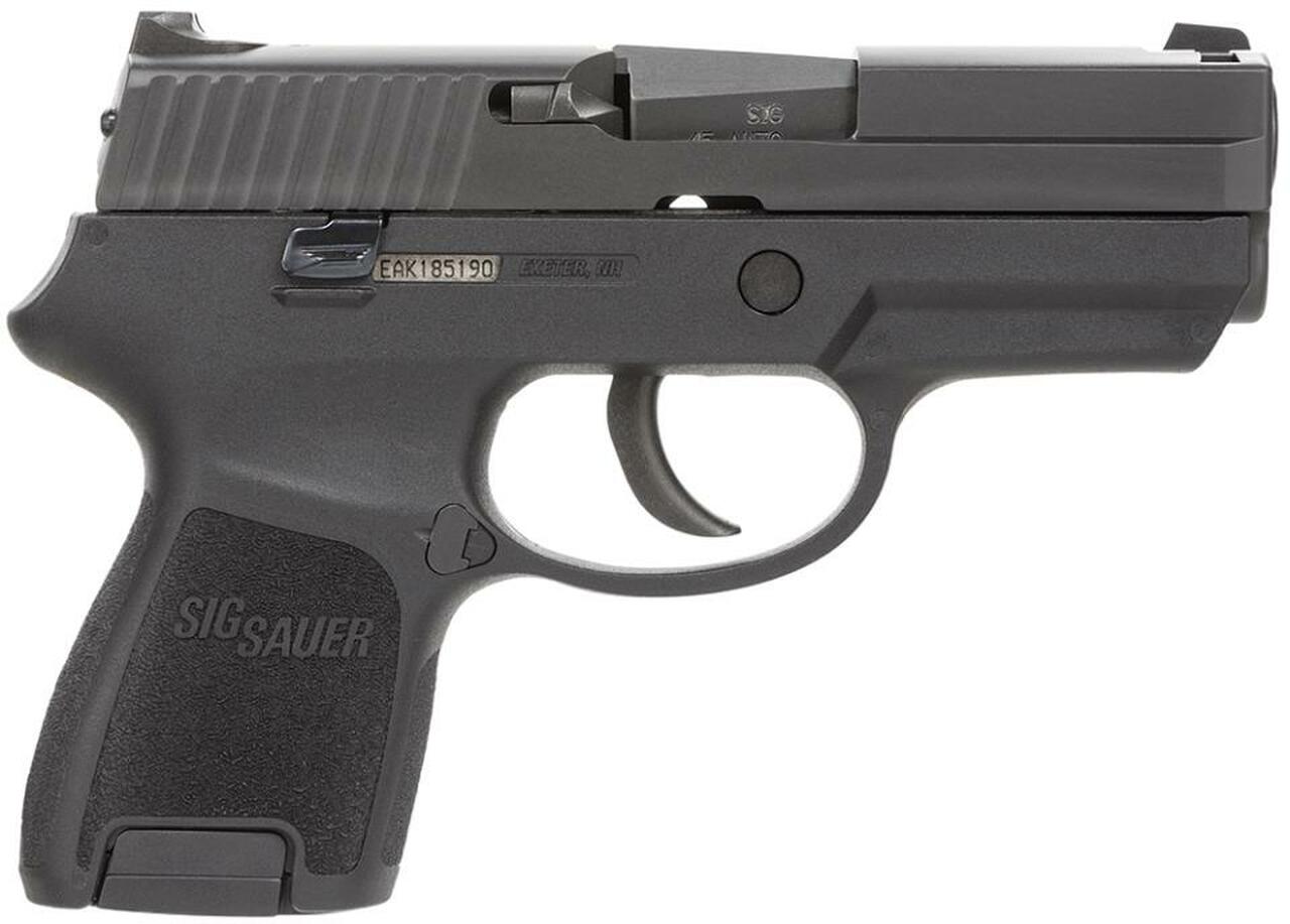 Sig P250 Subcompact DAO 45ACP 3.6 6+1 CS Poly Grip Blk Nitron