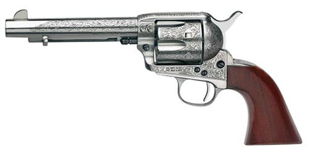 Taylor 1873 Cattleman Floral White 45Lc 5.5" Barrel