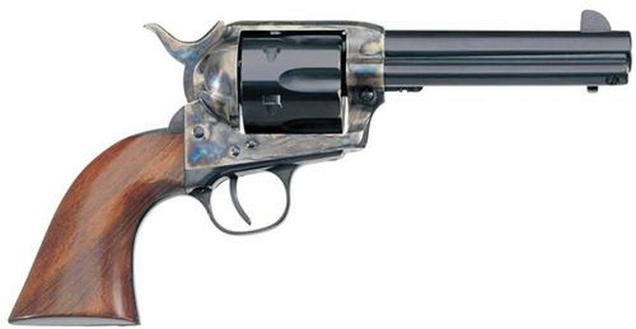 Taylor's 1873 Single Cattleman 45LC 5.5" 6rd Walnut Grip Blued, CH Frame