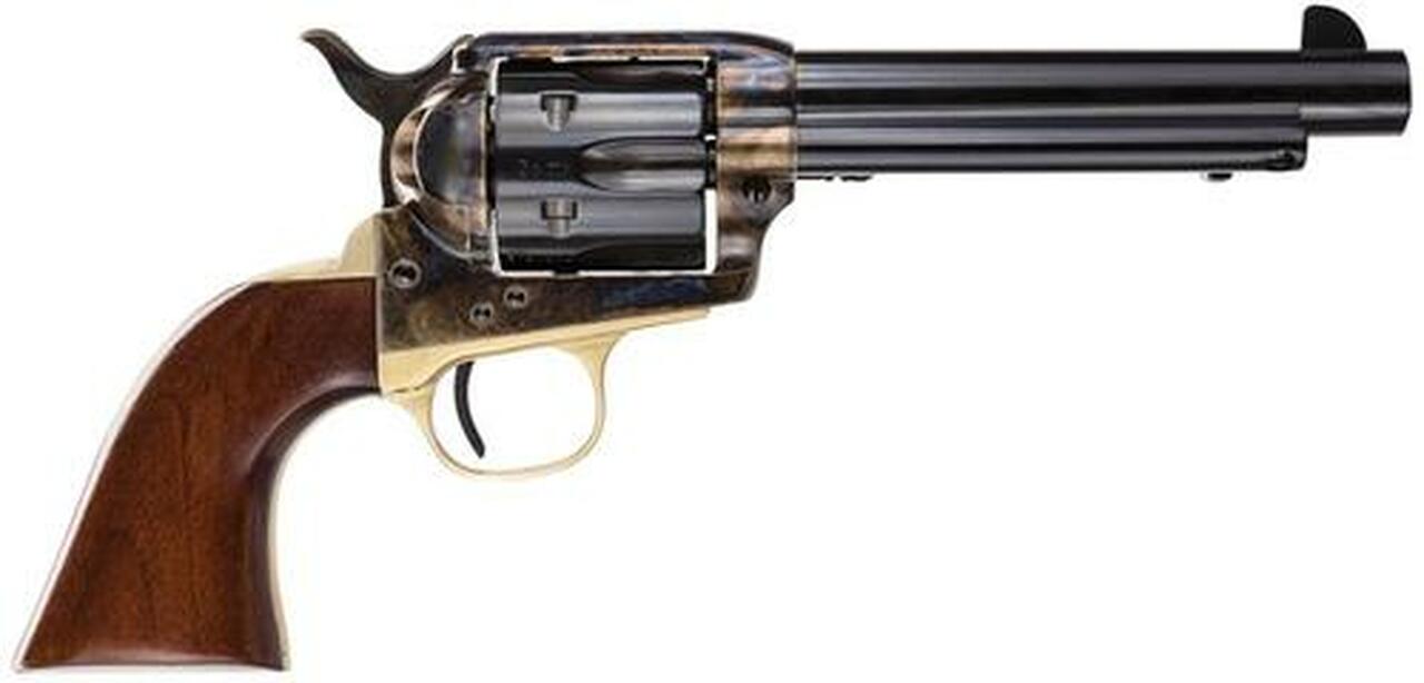 Taylor's 1873 Cattleman Ranch Hand .45LC 5.5", Wood Grip Blued, CH Frame