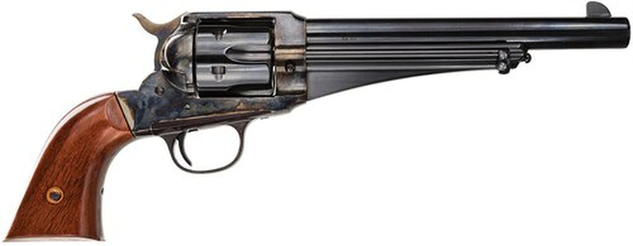 Taylor's 1875 Army Outlaw 45LC 7.5" 6rd Walnut Grip Blued, CH Frame