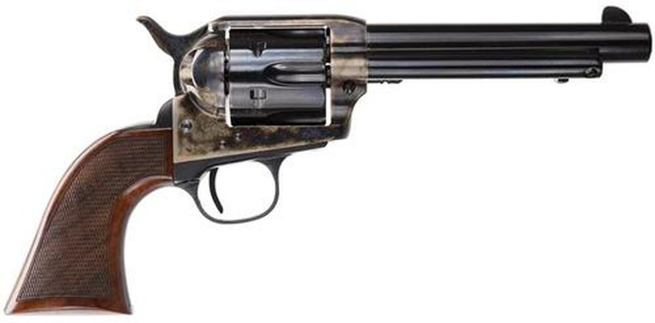 Taylor's Smoke Wagon Deluxe .357 Rem Mag 5.5", Walnut Grip, CH Frame Blued, 6rd