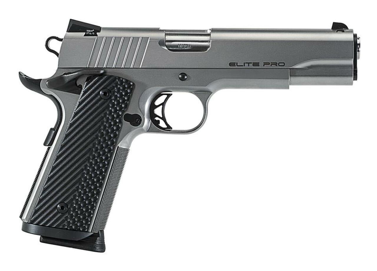 Para-Ordnance Elite Pro 45 ACP, 5" Barrel, Night Sights, SS/SS Finish, VZ Operator G10 Grips,, rd, 8 rd