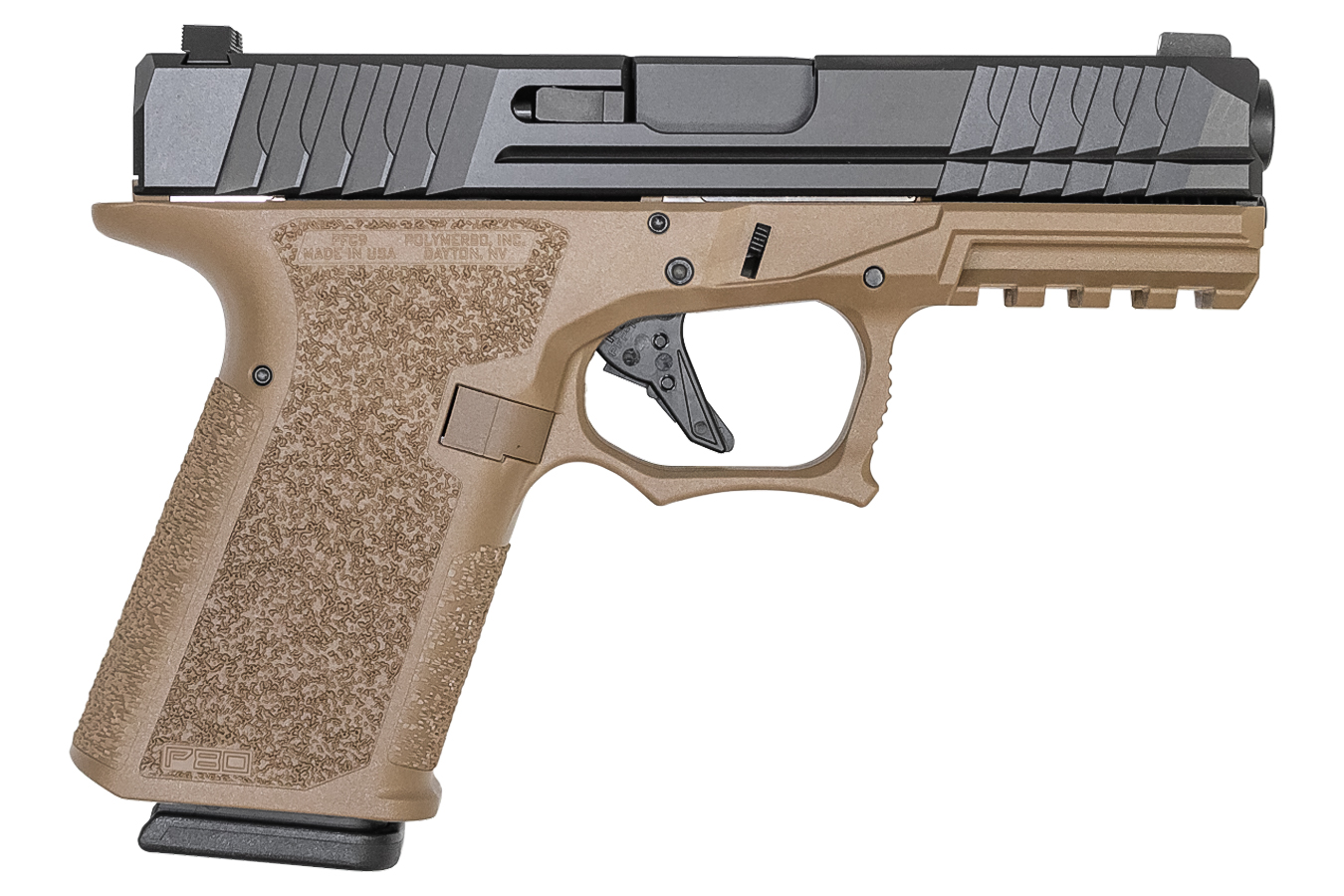 PFC9 Compact 9mm Striker-Fired Pistol with Flat Dark Earth Frame