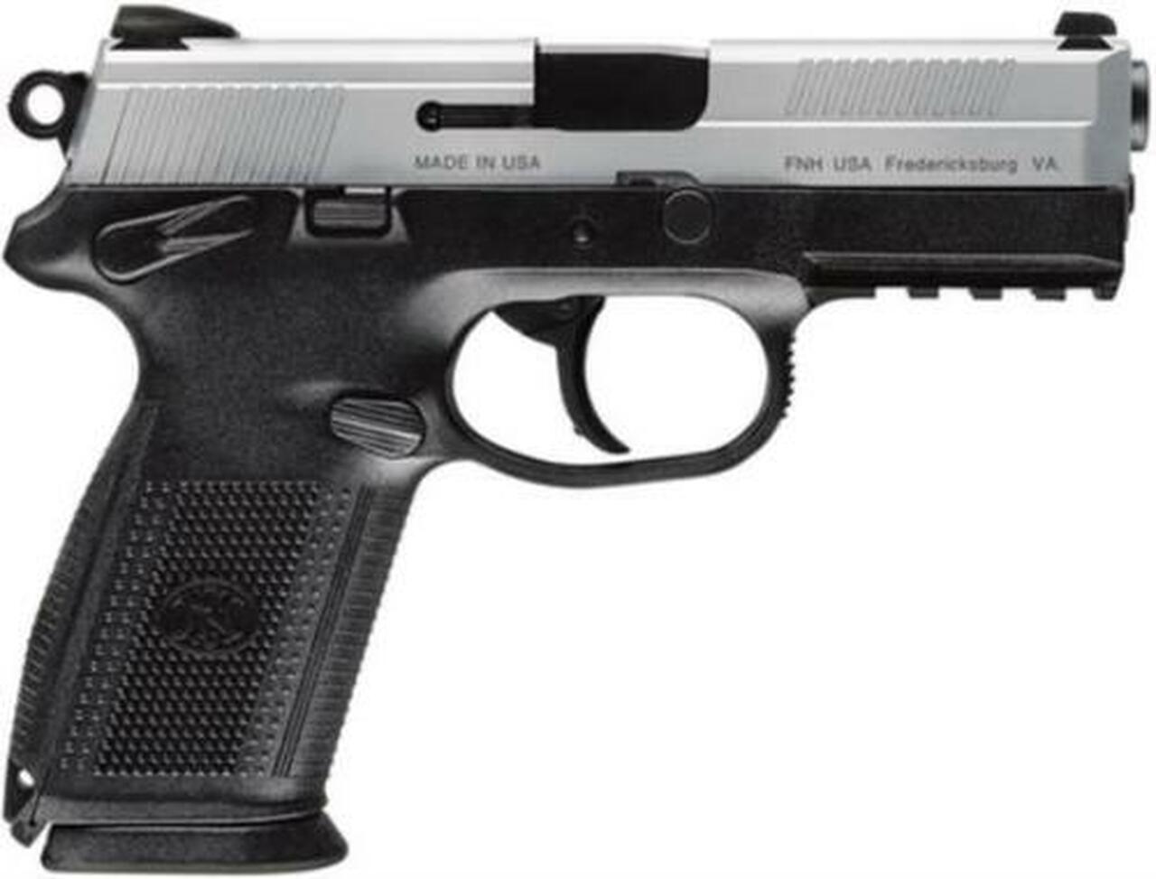FN FNX-9 DA/SA 9mm 4" Barrel, 3-Dot 2 Mags Black Polymer Grip SS Slide, 17rd