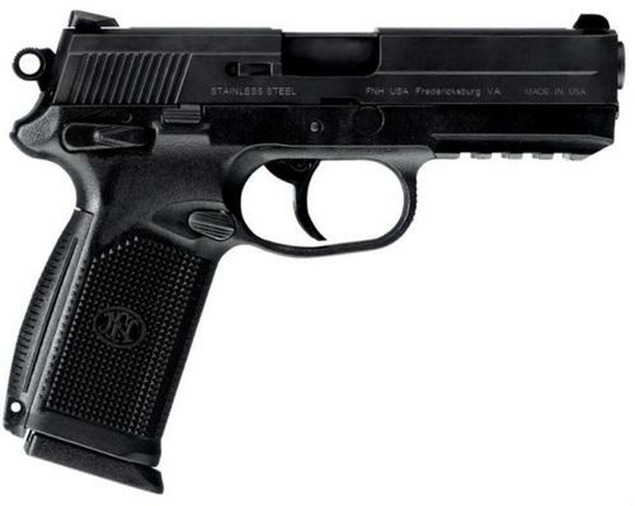 FN FNX-45 Double Action/Single Action 45 ACP 4.5" Barrel Black Slide Combat Sights 15 Round Mag