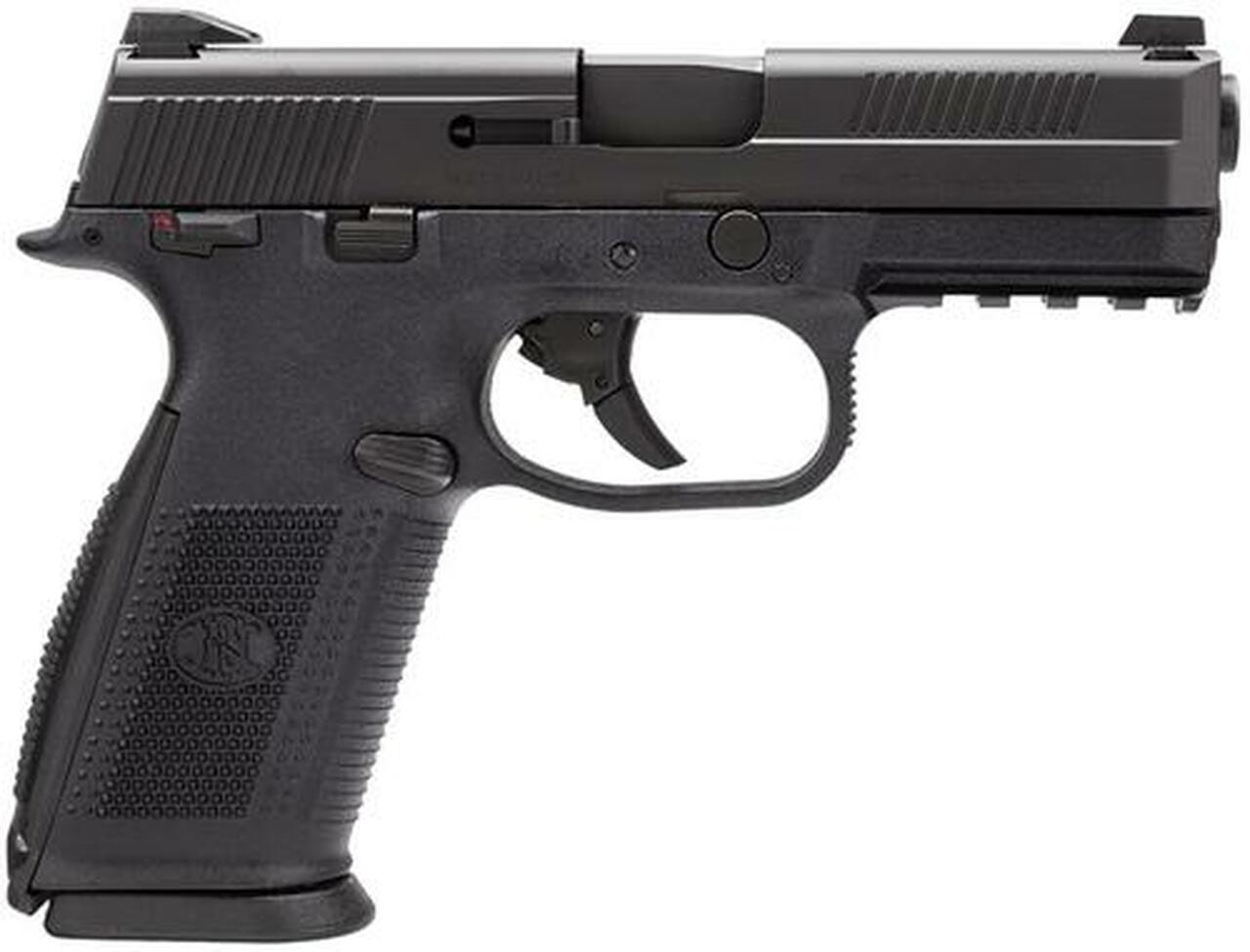 FN FNS40 Manual Safety Fxd 3 Dot 40S&amp;W 4" Barrel, 3 Mags Poly Grips Black, 10rd