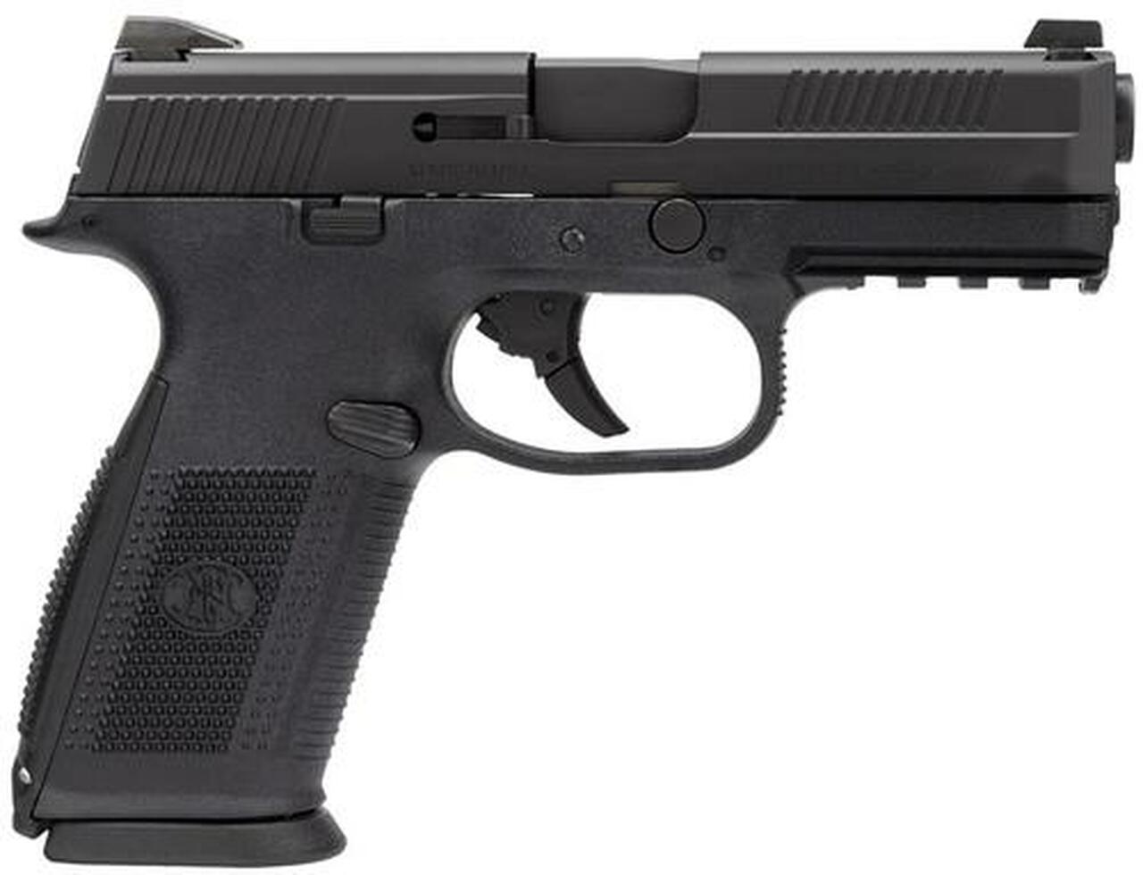 FN FNS40 No Manual Safety Fxd 3 Dot 40S&amp;W 4" Barrel, 3 Mags Black Poly/Black, 10rd