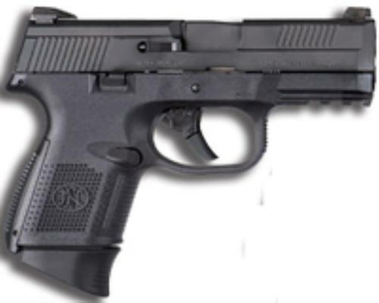 FN FNS Compact .40 S&W 3.6" Barrel Black Slide Fixed 3-Dot Sights No Manual Safety 14rd