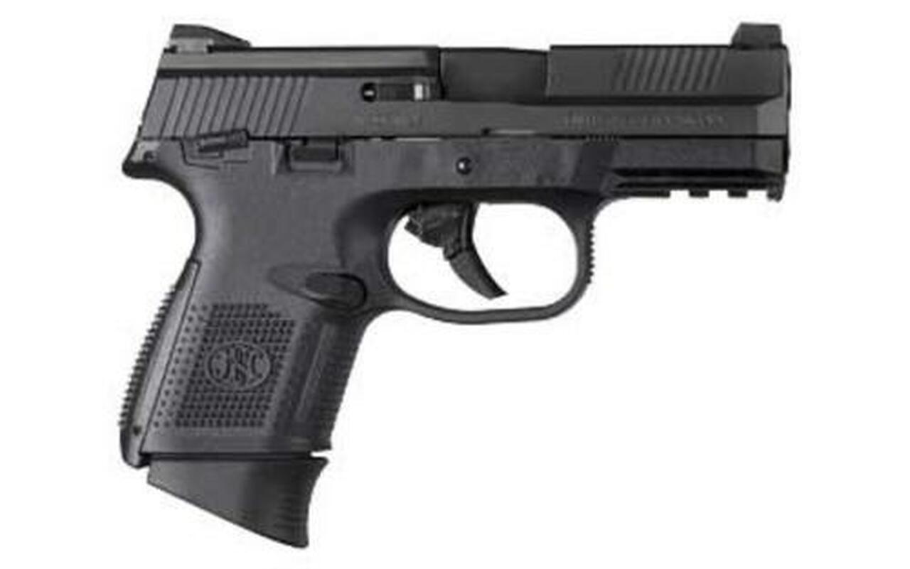 FN FNS-9C Compact DA 9mm 3.6" Barrel, Polymer Grip Black, 10rd