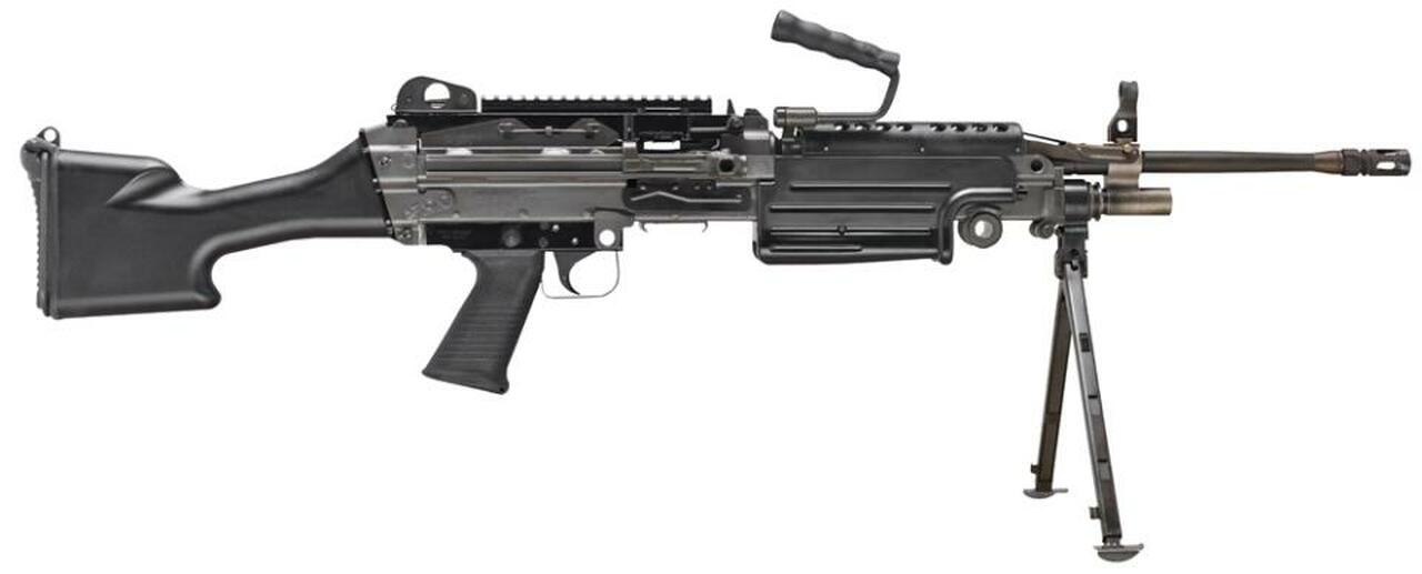 Fn M249S SAW Military Collector 5.56mm, 18.5" Barrel, Black, 30rd