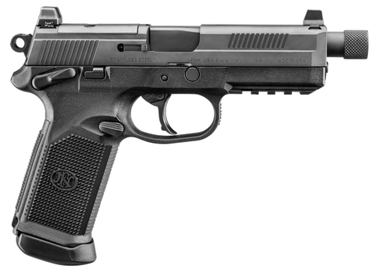 FN FNX Vortex Venom Combo 45 ACP, 5.3" Barrel, Black Stainless Steel Slide, 15rd
