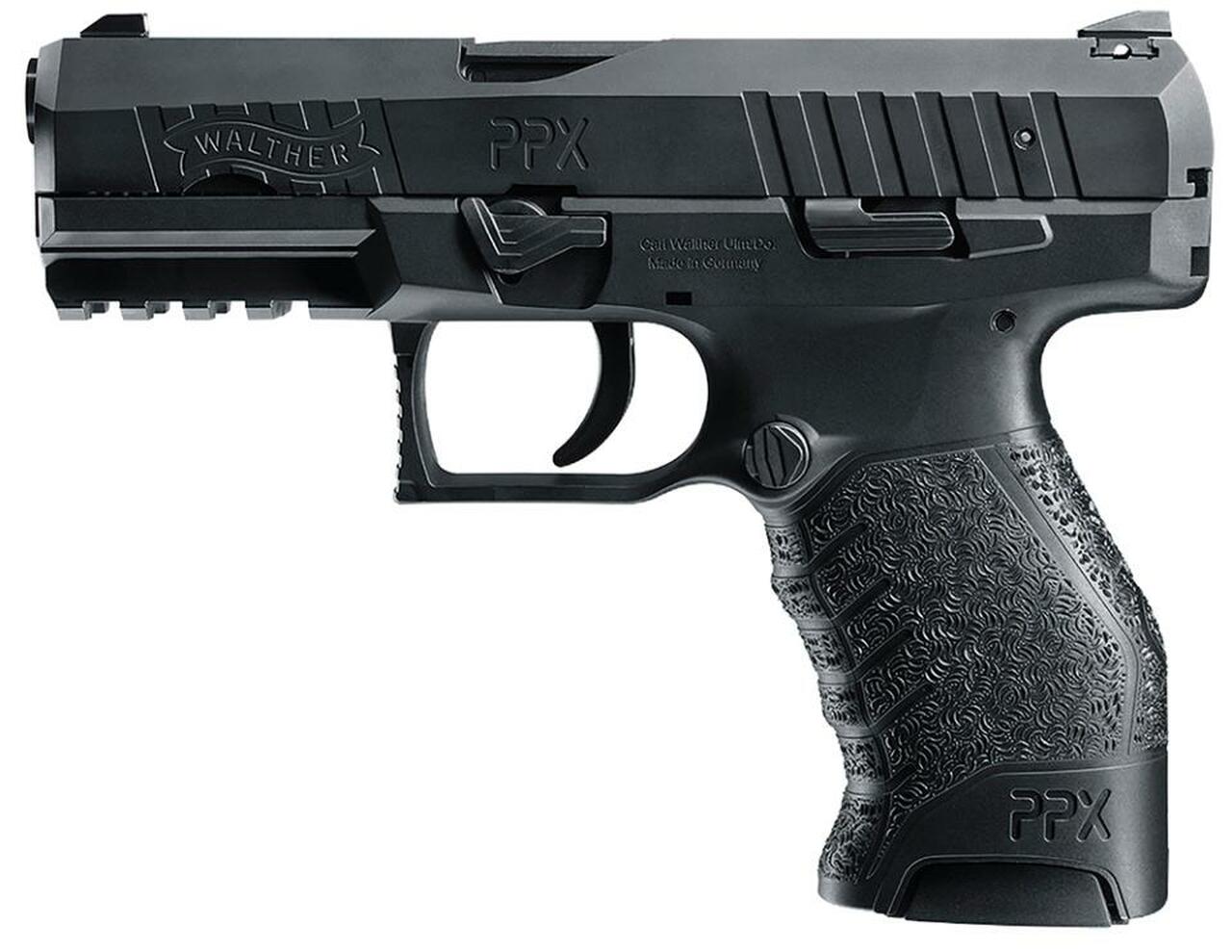 Walther Arms PPX M1 40S&amp;W 4" Black, Black Poly Grips, 16 rd