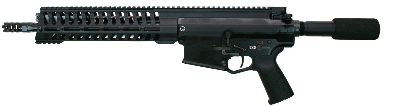 POF Gen 4 AR Pistol 308 Win,12.5" Deep Fluted Barrel, 11.5" Modular Rail, Black, 30rd