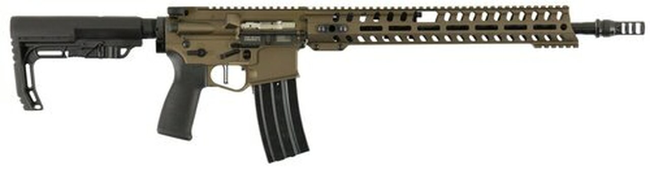 Patriot Ordnance Factory Renegade Plus Gen4 300 AAC Blackout, 16" Barrel, Battle Bronze, 14M