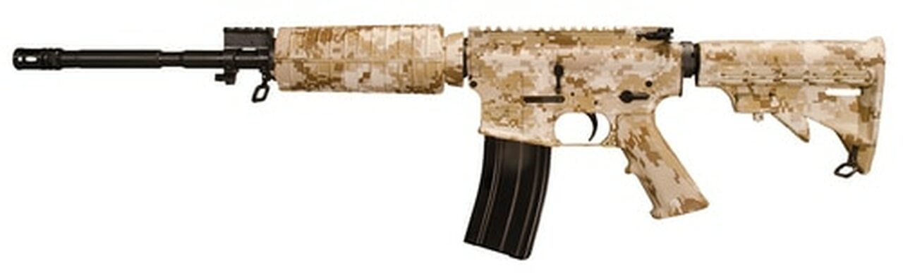 Windham SRC SA 223Rem/5.56 16" Barrel, Digital Desert Camo 6-Pos Col Stock, 30rd
