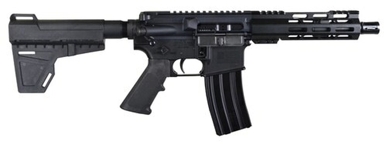 Inter Ordnance M215 Micro M-Lok 7 With Brace 556mm/223, 7.5" Barrel, 30rd