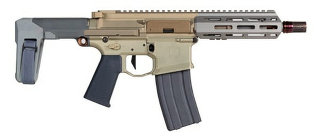 Q LLC Honey Badger AR-15 Pistol 300 Blackout 7" Barrel Flat Dark Earth
