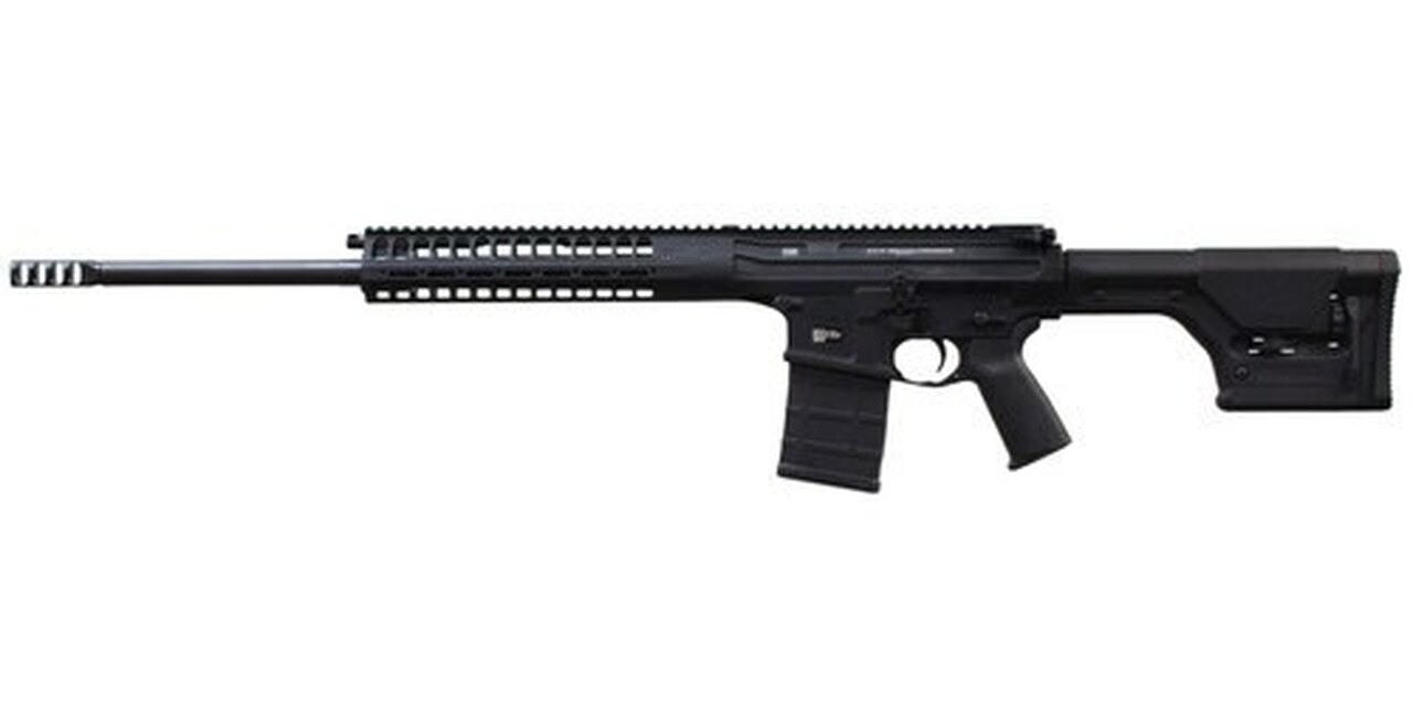 LWRC R.E.P.R. Side Charge 6.5 Creedmoor, 22" Barrel, Magpul PRS Black Stock, Black, 20rd