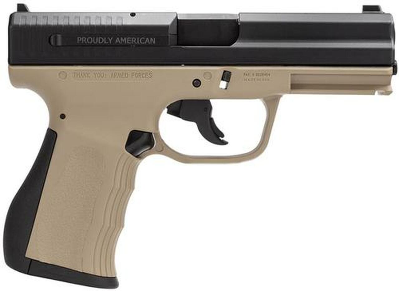 FMK G9C1G2EDECM DAO 9mm 4" Barrel, DE Poly Grip/Frame Black, 10rd