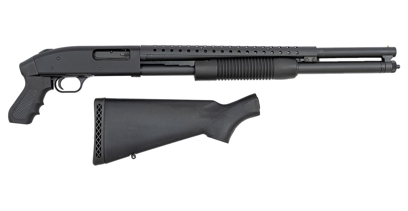 500 Persuader 12 Gauge Pistol Grip Shotgun with Additional Black Synthetic Stock