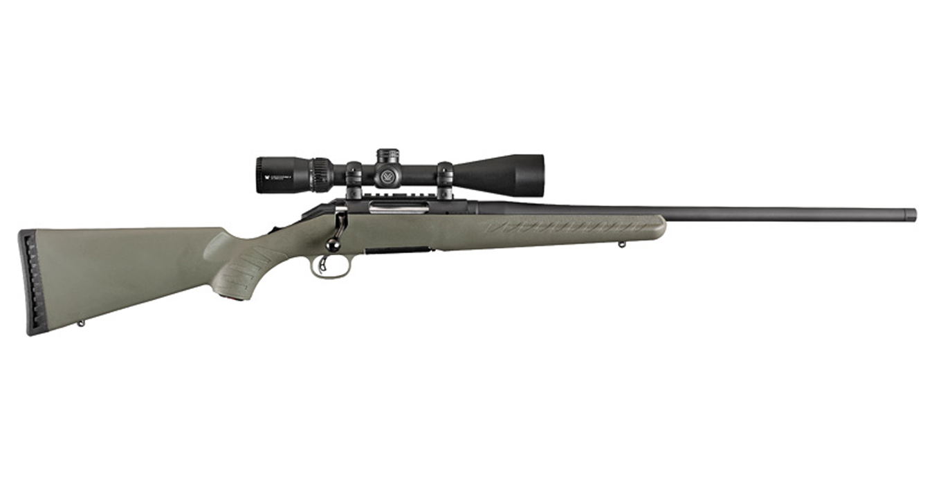American Predator 6.5 Creedmoor with Vortex Crossfire II 3-9x40 Scope and Moss Green Stock