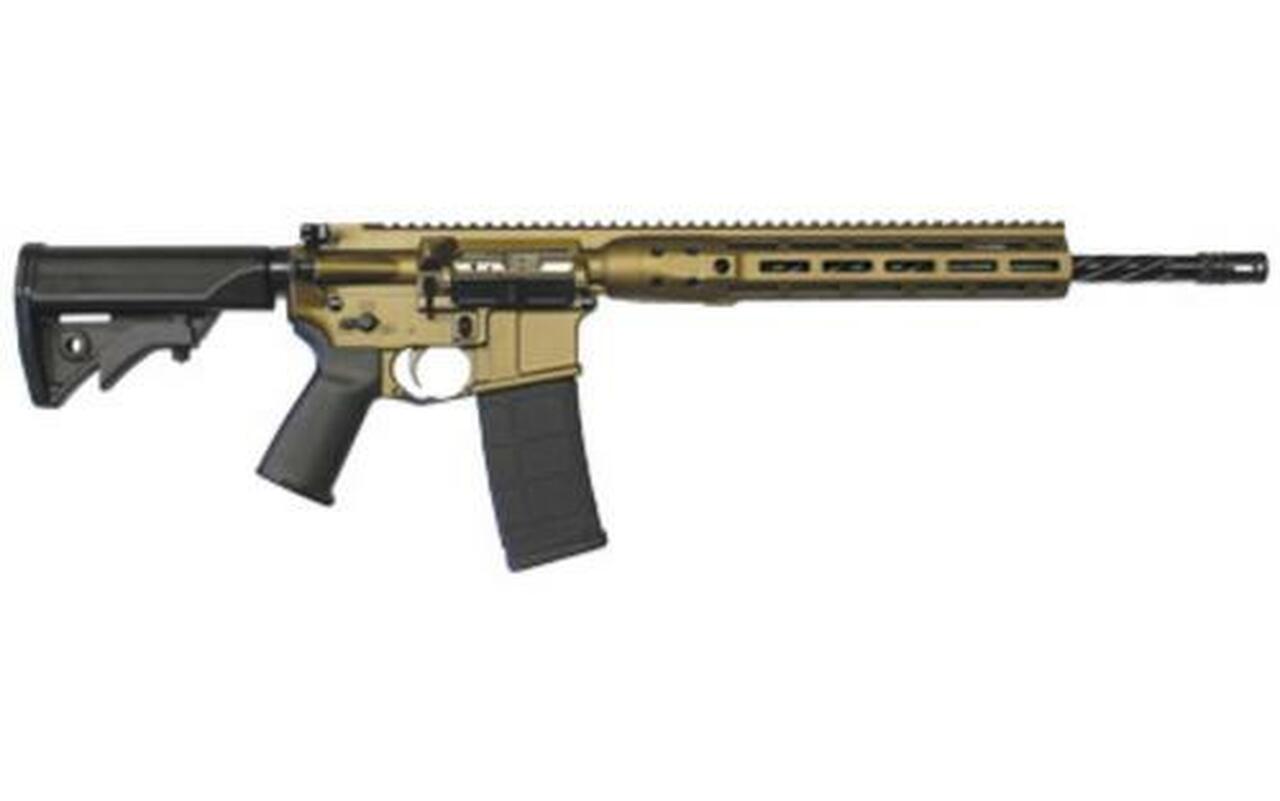 LWRC DI IC 5.56/223 AR-15 Burnt Bronze 16" Barrel M-LOK Rail 30rd Mag