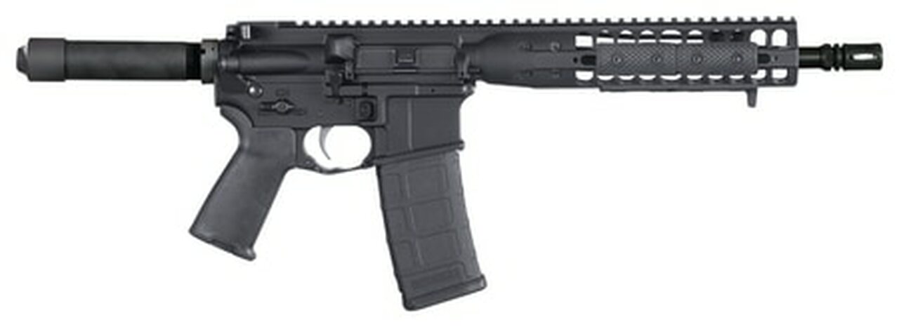 LWRC Individual Carbine DI AR Pistol, .223/5.56, 10.5", 30rd, Black Hard Coat Anodized