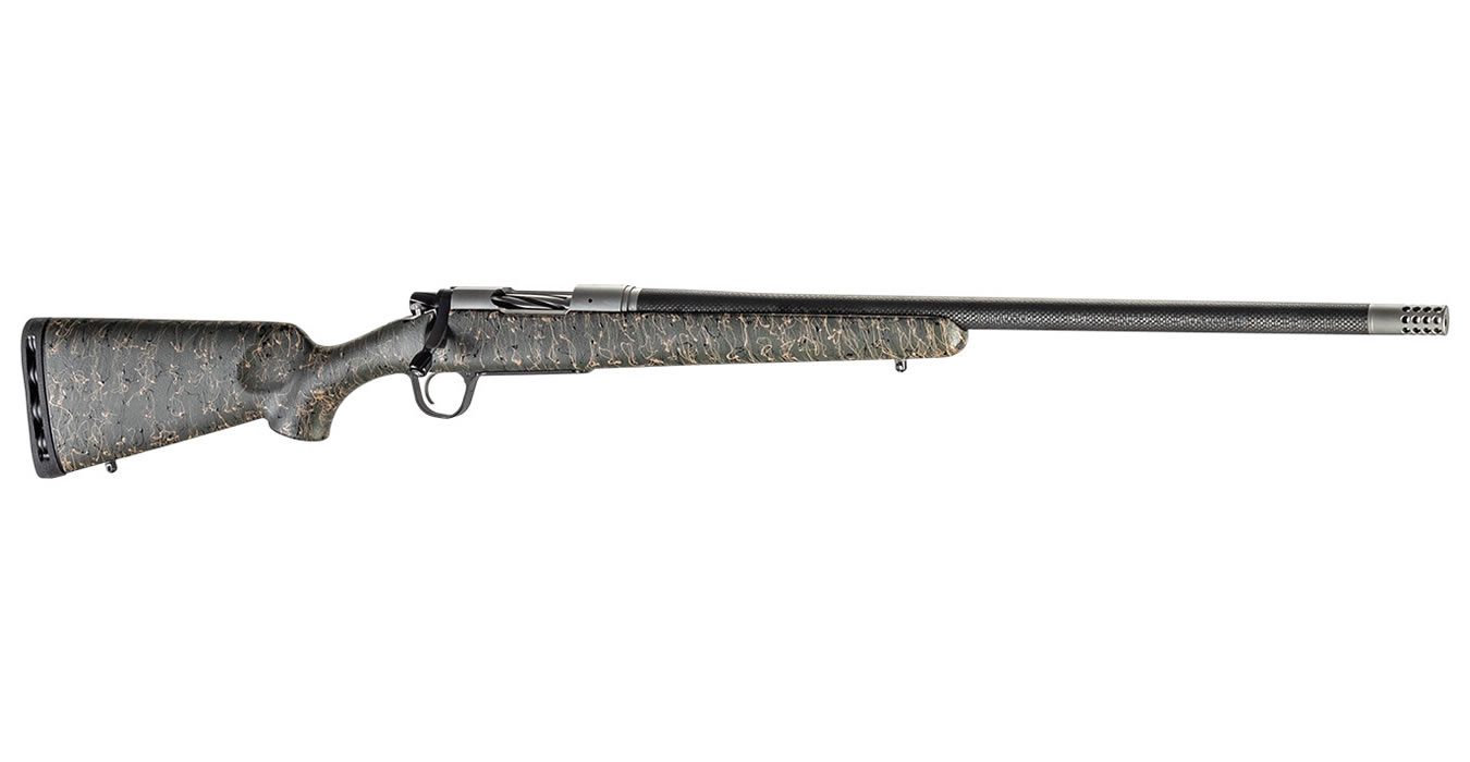Ridgeline 6.5 Creedmoor Bolt-Action Rifle with Green Black Tan Stock