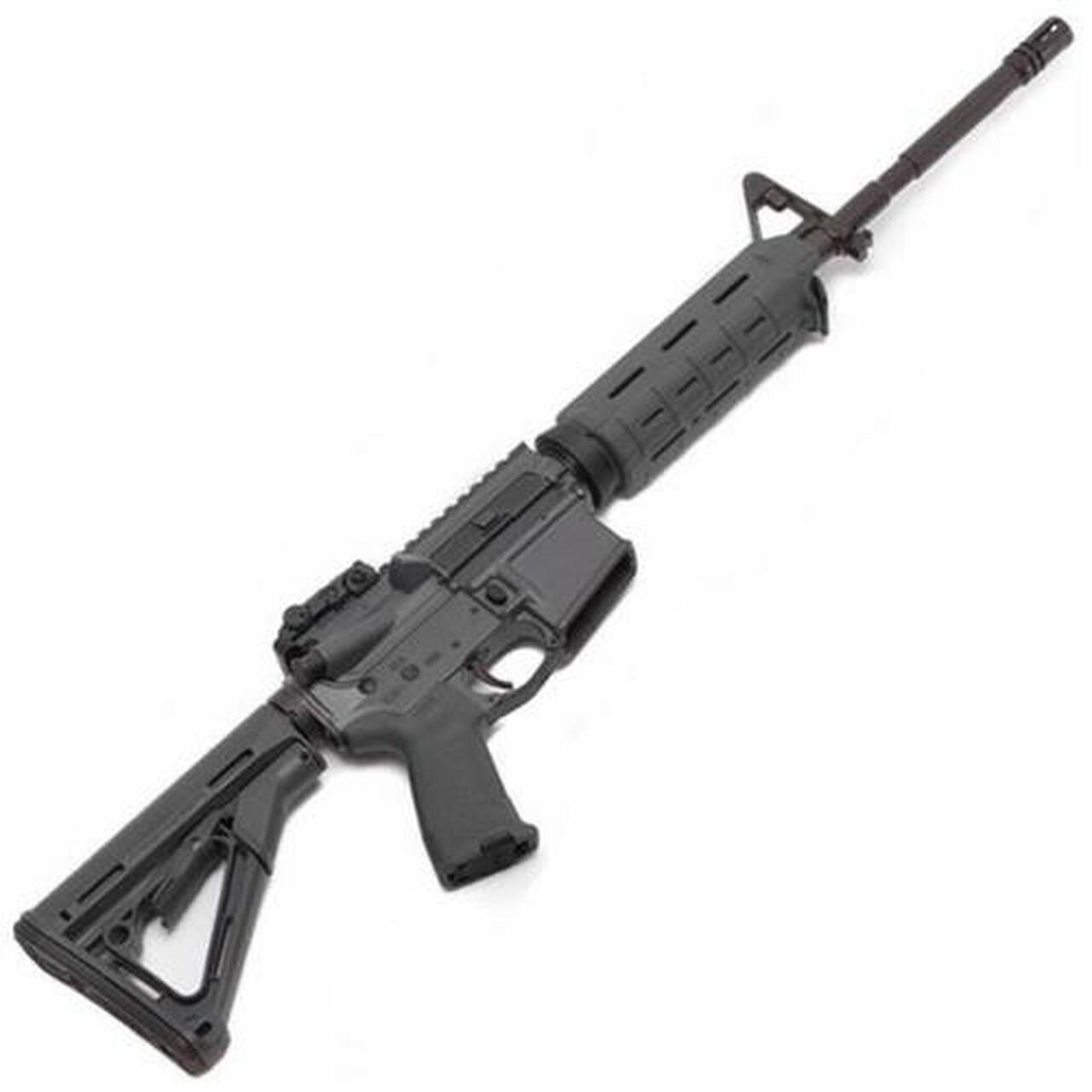 Spike's Tactical, M4LE 223/5.56 16" Barrel, Grey, MOE Grip, Magpul CTR Stock &amp; Backup Flip Sight No Magazine