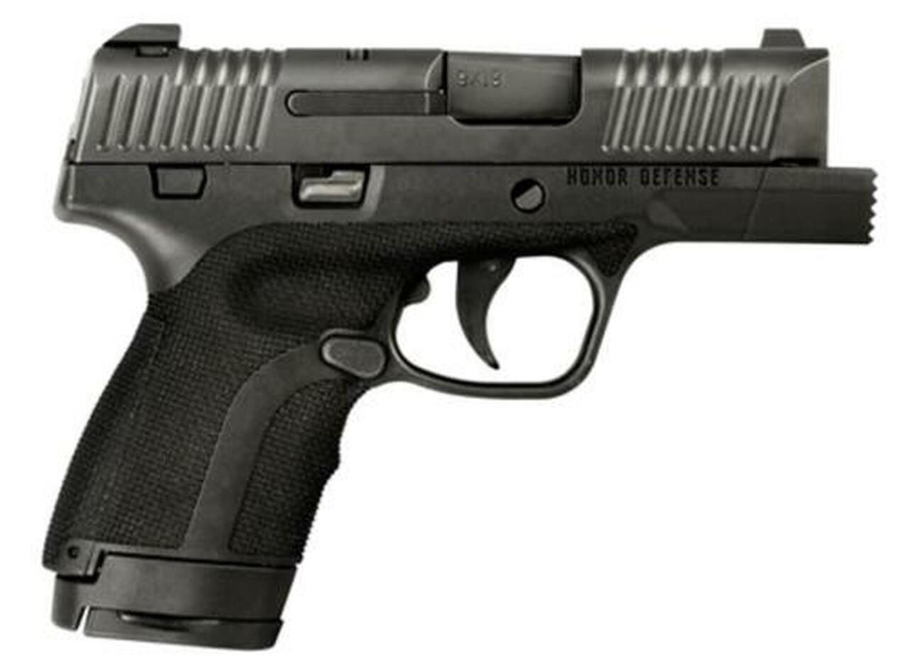 Honor Defense Honor Guard Sub-Compact FIST 9mm, 3.2", 7/8rd, Black