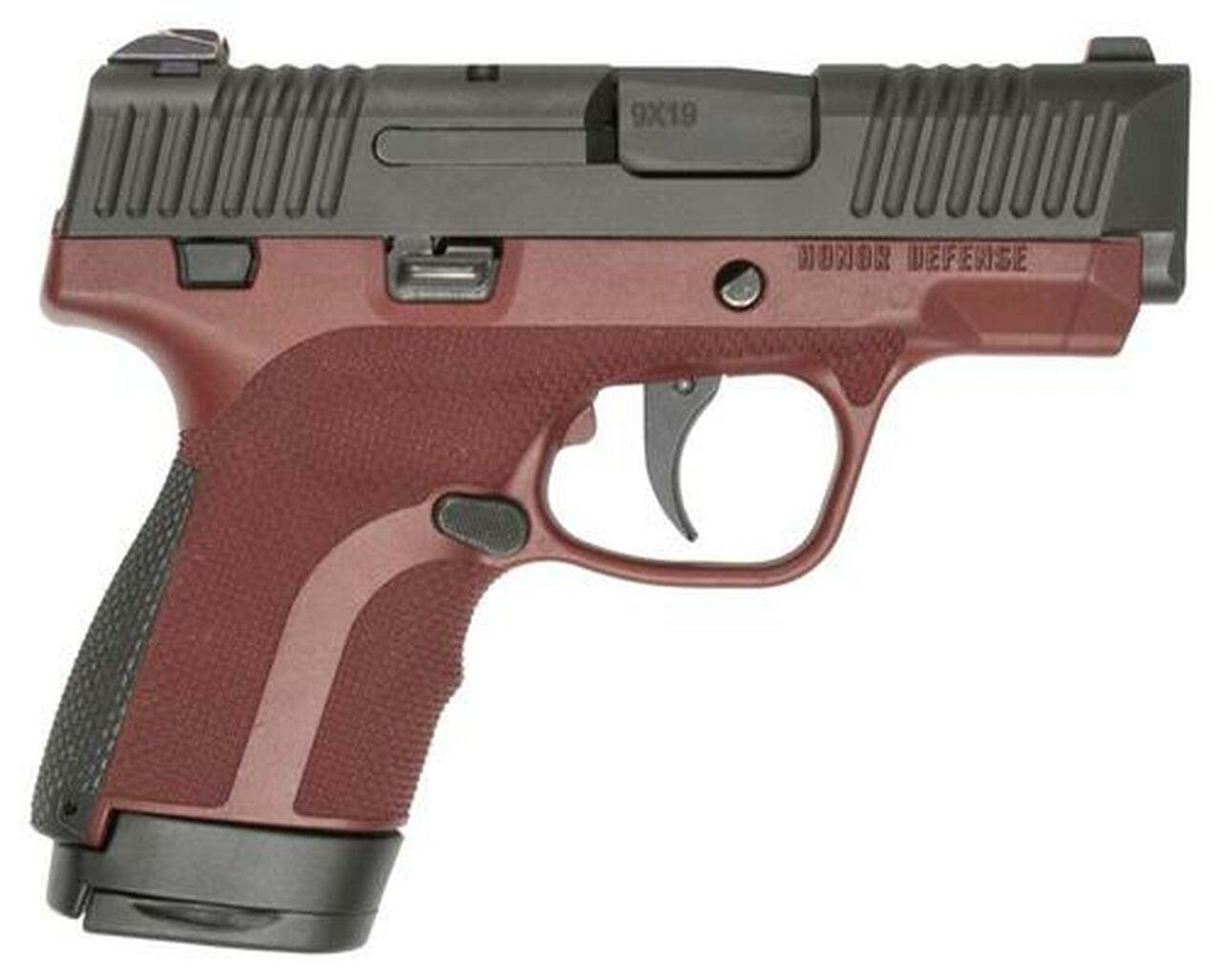 Honor Defense Honor Guard Sub-Compact, 9mm, 3.2", 7/8rd, Mahogany