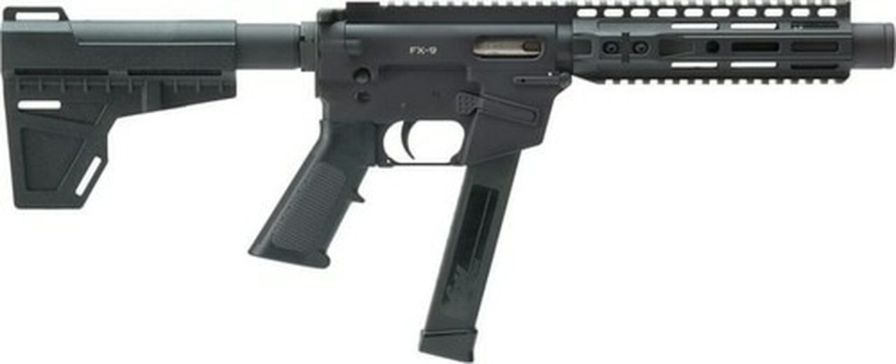 Freedom Ordnance FX-9 Pistol 9mm, 8" Barrel 33rd Mag, M-Lok, Shockwave Blade Brace