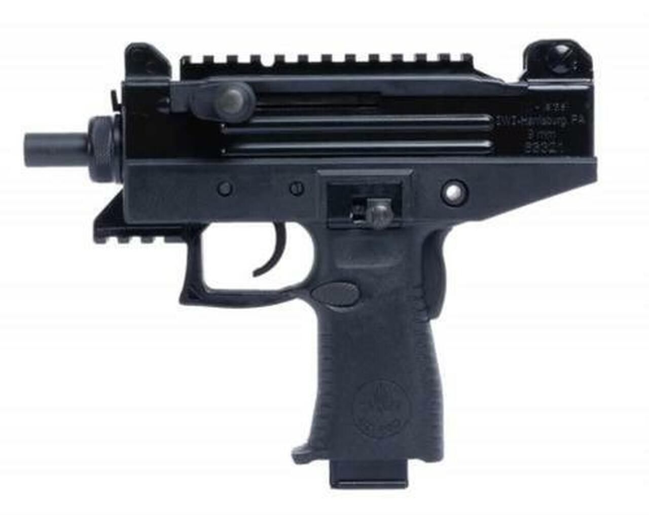 IWI US, Inc, Uzi Pro, 9mm, 4.5" Barrel, Polymer Frame, Black, Adjustable Sights, Stabilizing Brace, 2 Magazines, 1-20Rd &amp; 1-25Rd