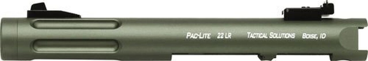 Tactical Solutions Pac-Lite Ruger Mark I,II,III, 4.5" Fluted Matte OD Barrel 22LR