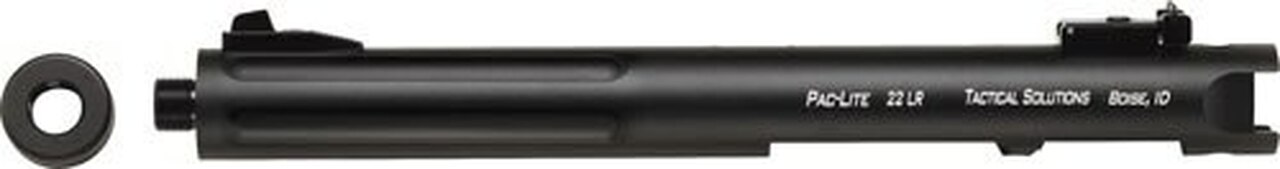 Tactical Solutions Pac-Lite Ruger Mark I,II,III, 6" Fluted Matte Black Barrel 22LR