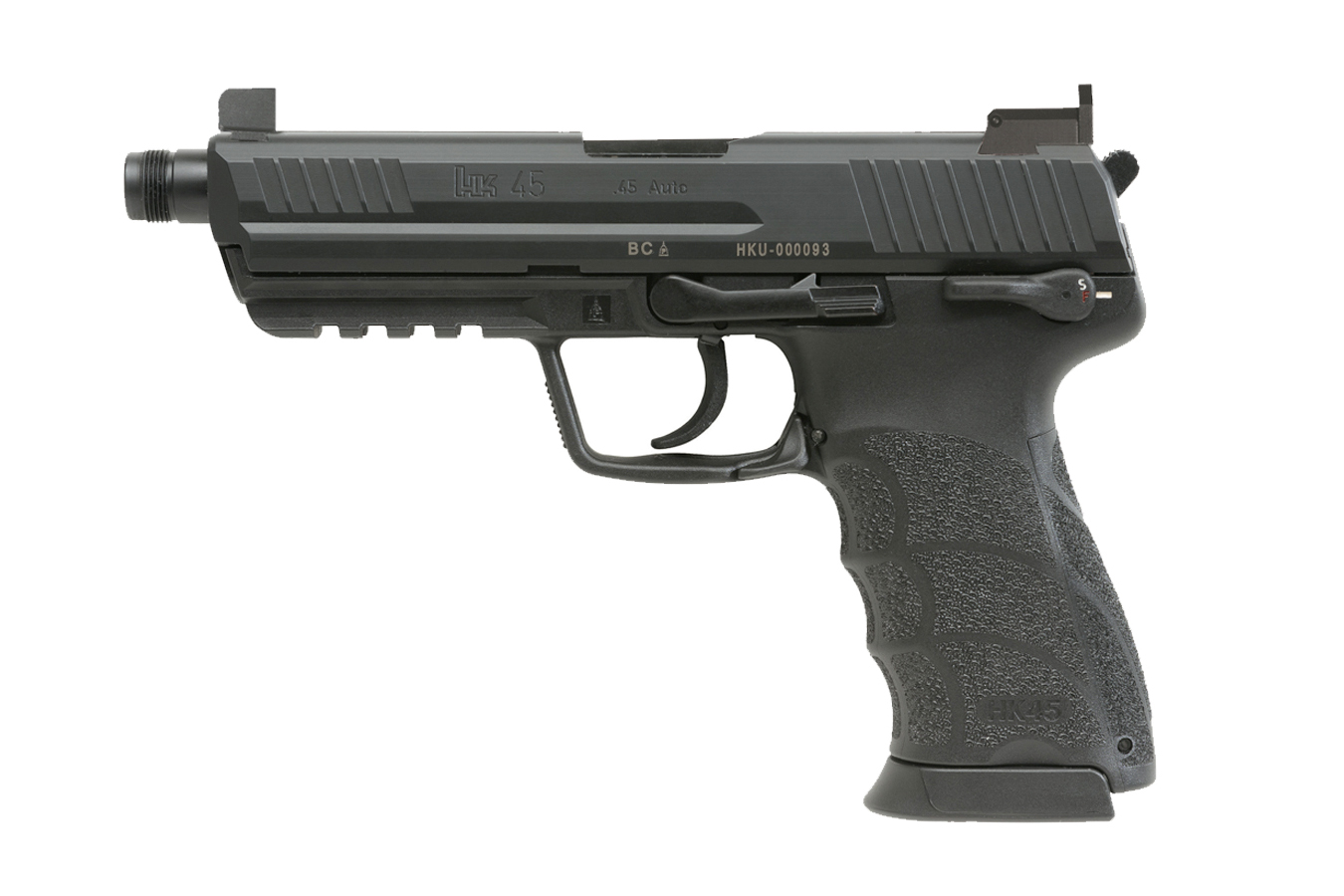 HK45 Tactical (V1) 45 ACP DA/SA Pistol with Threaded Barrel