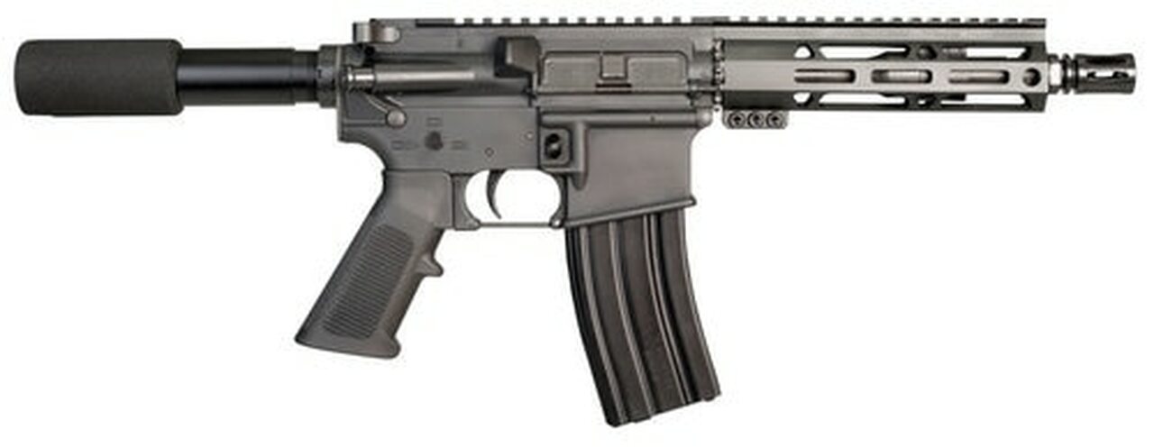 I.O M215 AR-15 Pistoll 223/556, 7" Barrel, Black, M-Lok Handguard, 30 Round Mag