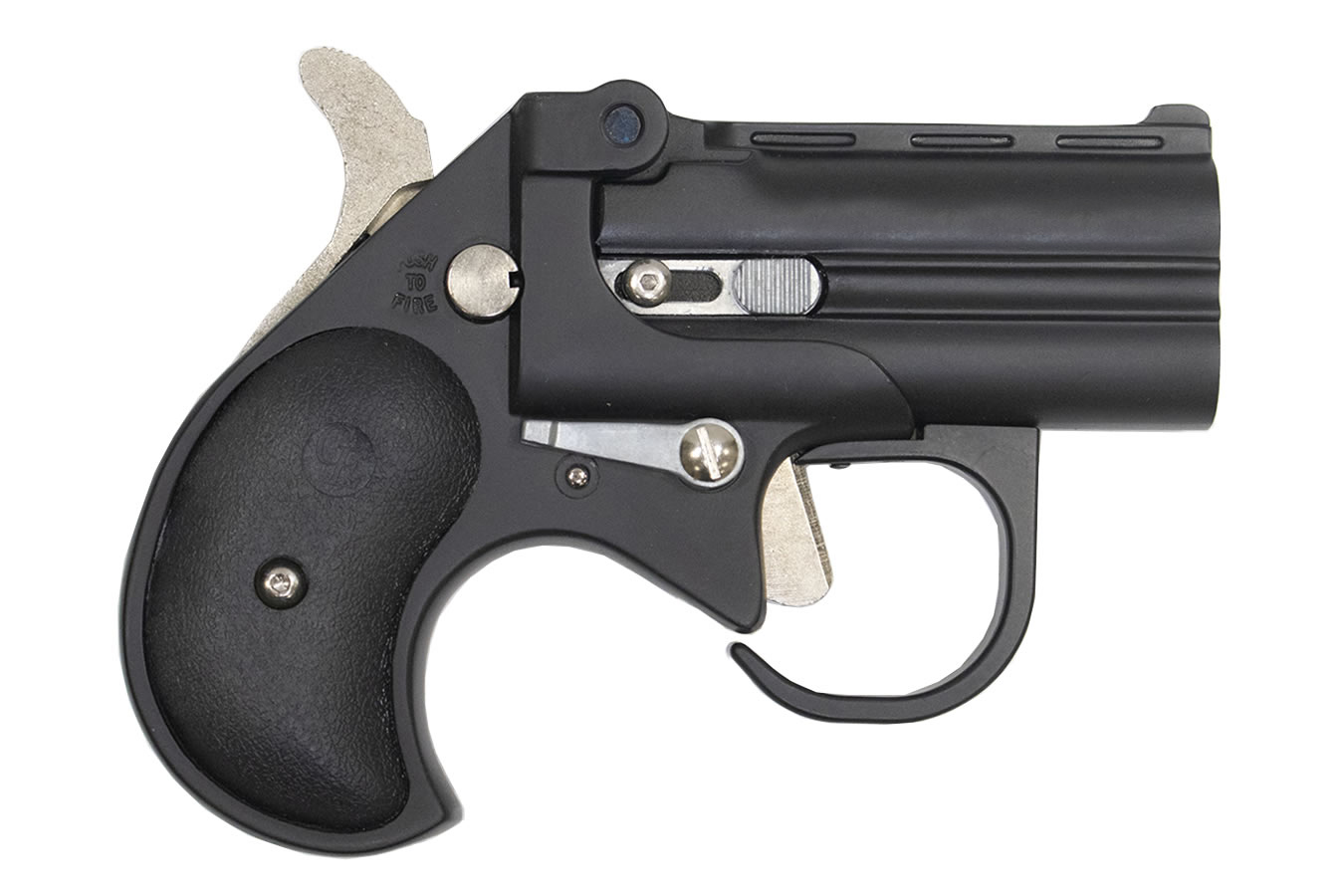 380 ACP Big Bore Derringer Guardian Package with Black Cerakote Finish and Black