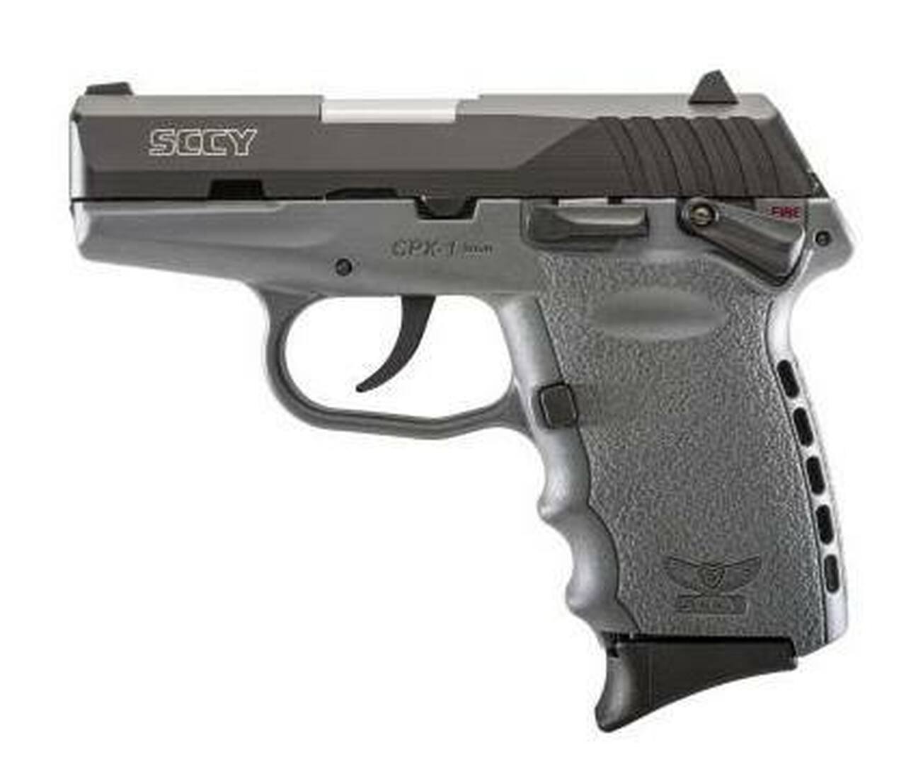 SCCY CPX-1, 9mm 3.1" Barrel, Gray Grip,/Frame Gri, 10rd