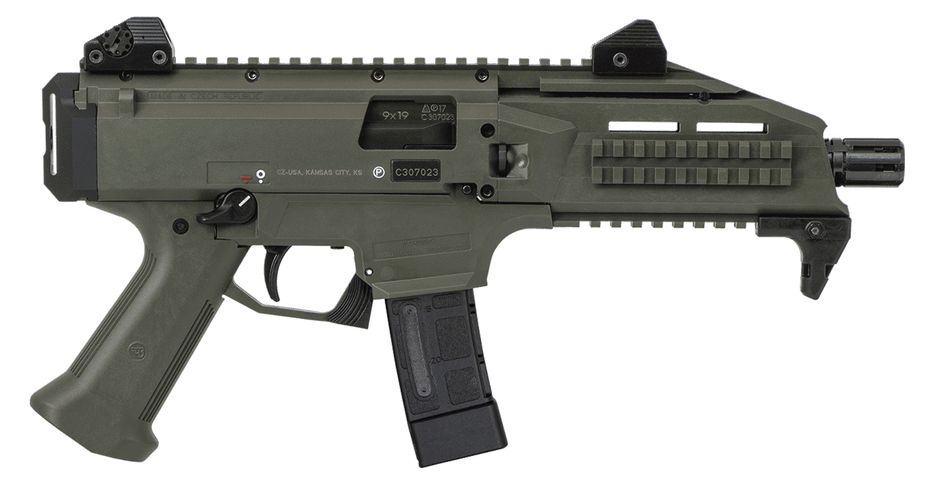 EVO 3 S1 9mm Pistol with OD Green Finish