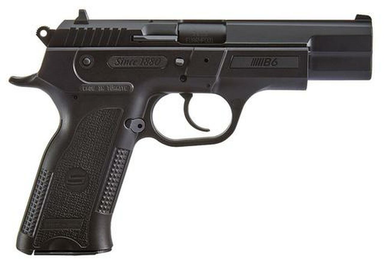 SAR USA B6 Single/Double 9mm 4.5" Barrel, Black Polymer Grip Black, 17rd