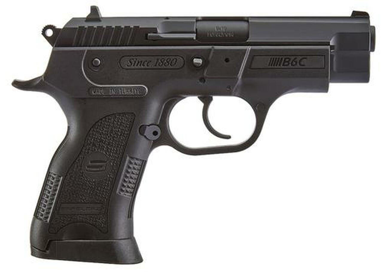 SAR USA B6C Compact 9mm, 3.8" Barrel, 13rd, 3-dot Sights, Black