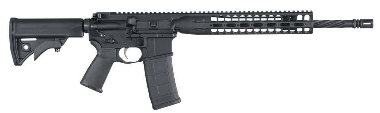 LWRC DI AR-15 5.56mm, 16" Spiral-Fluted Barrel, NiCorr, Compact Stock, 30rd