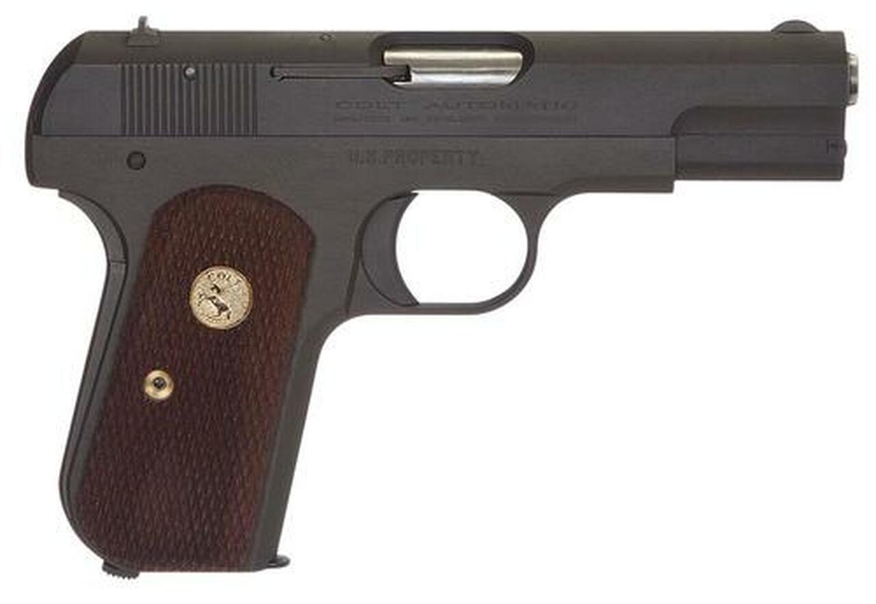 Colt 1903P Hammerless, .32 ACP, 3.75", 8rd, Walnut Grip, Gray Parkerized
