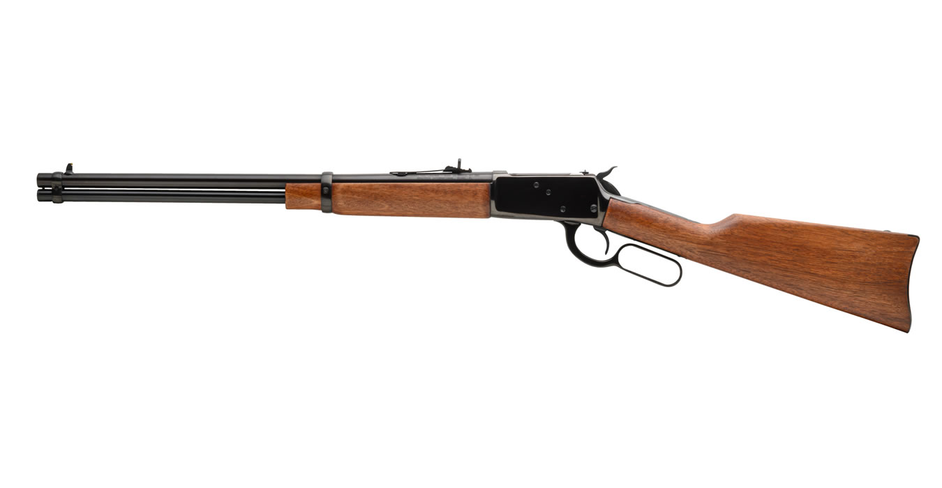 R92 44 Mag Lever-Action Carbine with Polished Black Finish and Brazilian Hardwood Stock